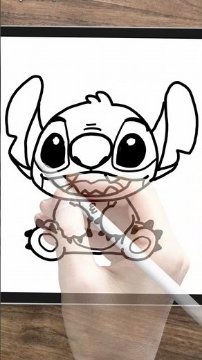 Cómo DIBUJAR a STITCH Fácil 🐻❄️ | Paso a Paso para NIÑOS | Dibujos Disney Kawaii #drawing