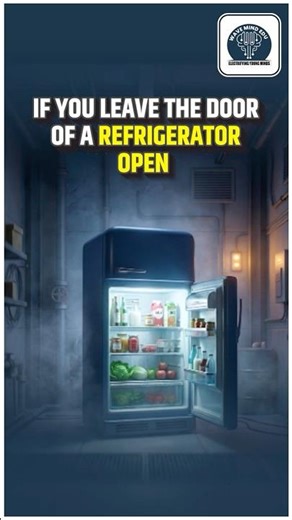 What Happens If You Leave a Fridge Open? 🤯..