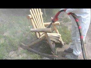 Soda Blasting on Furniture