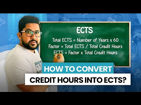 How to convert Credit Hours into ECTS?