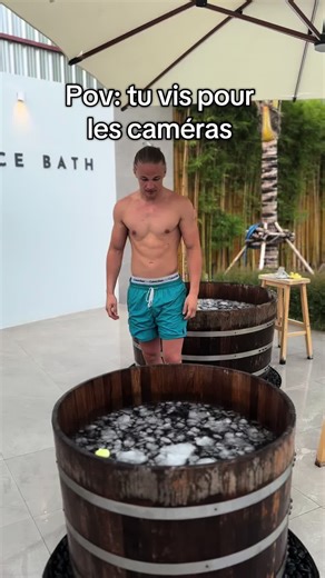 Ice bath Recovery 🧊🥶 #fyp #pourtoiii #ice #recovery #fighter