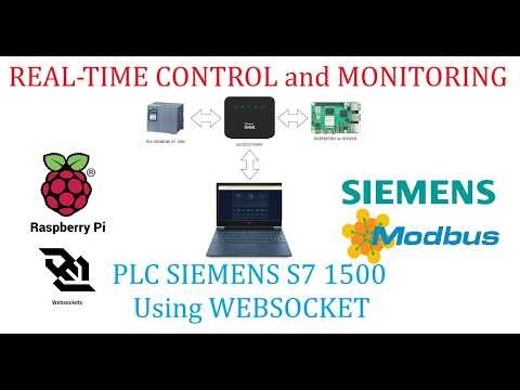 Realtime Control and Monitoring PLC Siemens S7 1500 Using Websocket ( Websocket Over ModbusTCP )
