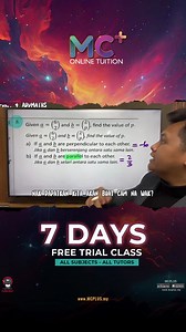 Dengan MCplus, subjek Add Math pun jadi mudah. Haa gituu. Jom belajar bersama lineup tutor kami yang terlatih dan terkenal dengan melayari www.mcplus.my | MCPLUS