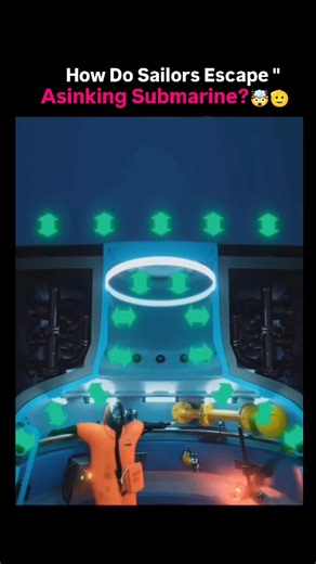 Batman on Instagram: "This 27-second reel breaks down the emergency escape method sailors use if a submarine begins to fail underwater. To survive, a sailor connects their suit to the sub's air system, which fills the suit with pressurized air while the escape chamber floods to equalize with the ocean's pressure. Once the hatch opens, the sailor shoots upward at a fast but controlled speed. The built-in pressurized air prevents their lungs from bursting, while the suit's inner lining protects ag