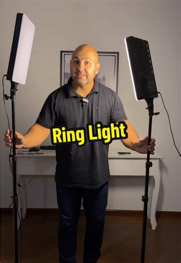 Ring light luz direcionada