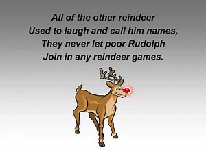 Rudolph, the Red Nosed Reindeer no vocals