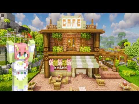 COMO CONSTRUIR UMA CAFETERIA AESTHETIC NO MINECRAFT ☕