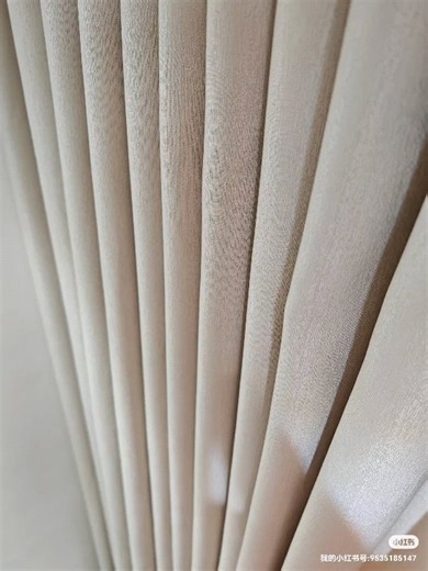 The most beautiful hammer-feel fabric is matched with s fold curtain...