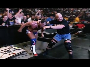 Stone Cold Attacks Kurt Angle! 7/23/2001
