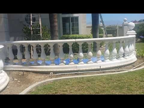 RESTORING-REPAIRING BALUSTRADES AND BALUSTERS MADE OF CONCRETE
