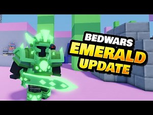 Emerald Update in Roblox BedWars (New Armor, Sword & Map)