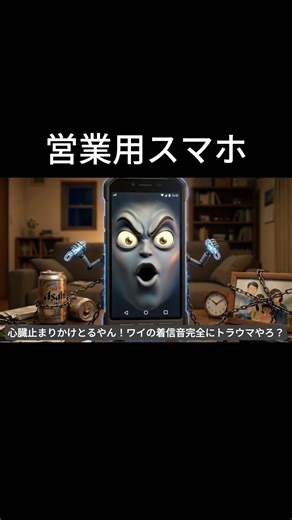 営業用スマホ「着信音で心臓止まりかけとるやんｗ」会社員を縛る電子の首輪