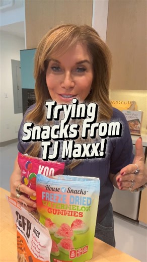 I taste-tested TJ Maxx snacks 😳 Some were hits, others… definitely not. Listen to the full episode of the Hungry Girl podcast—Chew The Right Thing—for all the details! 🎧 -> https://audioboom.com/posts/8796660-the-spotted-at-homegoods-and-tj-maxx-haul-episode #hungrygirl #chewtherightthing #tjmaxxfinds #snackreview #foodpodcast | Hungry Girl