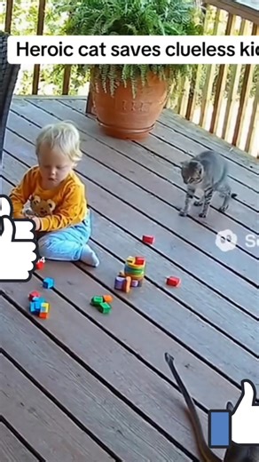 Snake 🐍 attack on baby 👶 // #baby #Snake #cat #catoftheday #followersreelsfypシ゚viralシfypシ゚viralシalシ #millonviews #facebookreelsviral #animalworld #tigercatforestry #viralreelschallenge #explore #catoftheday | Animal World