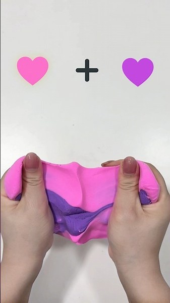 Pink + Purple Slime Mixing! 🩷💜 Most Satisfying Butter Slime ASMR 🤤