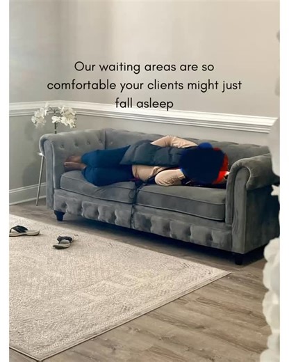 One of our tenants found a lady snoring in our waiting area. She was waiting for her appointment and simply fell asleep. We do aim to create a tranquil environment for all our tenants! | Triangle Spa & Wellness Suites