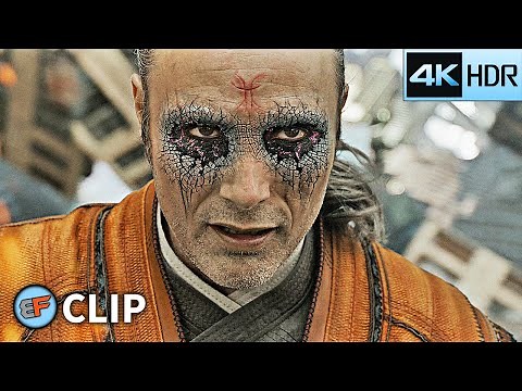 Ancient One vs Kaecilius - Mirror Dimension Fight | Doctor Strange (2016) IMAX 4K HDR Movie Clip