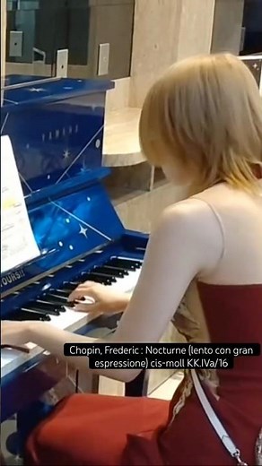 Chopin, Frederic : Nocturne (lento con gran espressione) cis-moll KK.IVa/16 泉希 #pianist #stripper