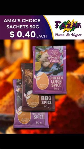 life's too short for bland, add some spice to your story with AMAl'S CHOICE range of spices and sauces. Now available at your favorite one stop shopping destination. #localislekker #flavouriseverything #fazakhomeandhyper #fazakisgood | Fazak Africa | Facebook