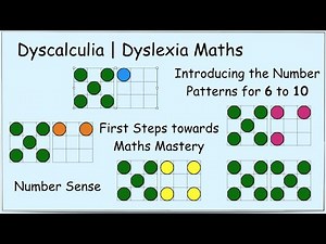 Dyscalculia | Dyslexia Maths | Understanding numbers 6 to 10 | Number Sense | KS1