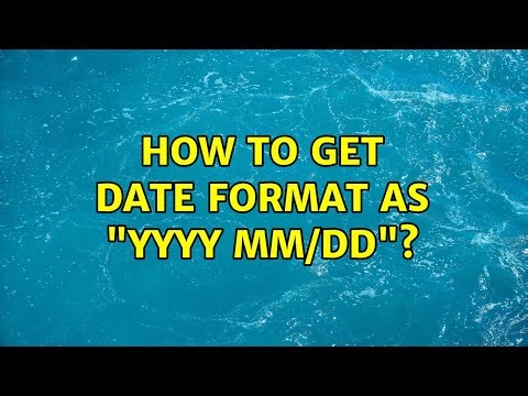 How to get date format as "yyyy mm/dd"?