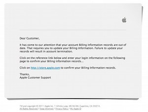 New scam digs for billing information from Apple customers | AppleInsider