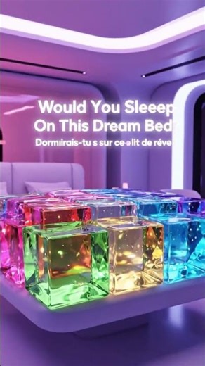 ASMR Glow Jelly Bed for Deep Sleep 😴✨ Most Relaxing Visual Triggers