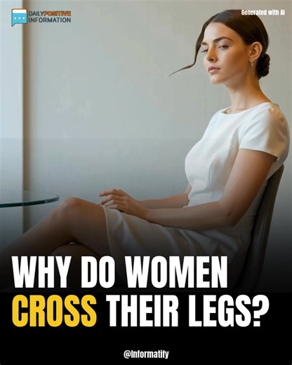 20K views · 13 comments | Here's why women cross their legs, and it's not just comfort  | Informatify | Facebook