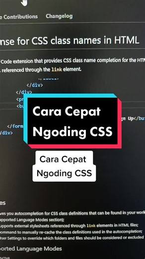 Cara Cepat Ngoding CSS HTML #html #htmlcss #ngoding #programer #teknikinformatika #komputer