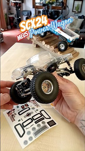 NEW! SCX24 DODGE POWER WAGON RC BODY BUDGET PROJECT #PART2 MEUS LCG RC CRAWLER #INJORA UPGRADES