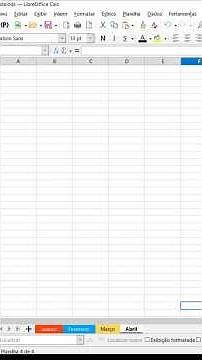 Colocar cor na aba da planilha no libreoffice calc