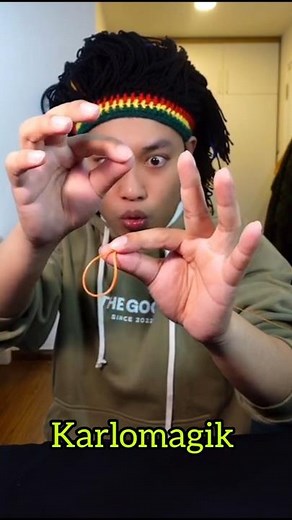 Amazing rubber band air pulling magic trick tutorial