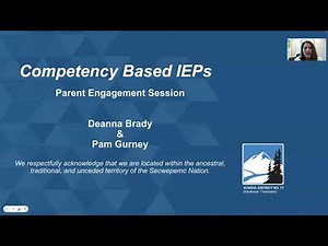 Your Child and the New Competency Based IEP