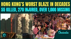 Hong Kong High Rise Fire Explained | What Ignited Blaze? |Who’s Behind Deadliest Fire that killed 55 - Oneindia