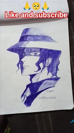 Drawing of Muzan 😈👽😎 @DibbyaGhosh