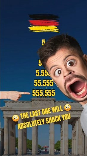 😮 The last one will absolutely shock you 😳 555 in german #germannumber #numbersingerman #learngerman