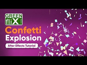 How to Make Confetti in Adobe After Effects || Easy Tutorial for Beginners