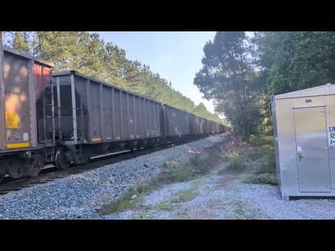 CSX 7254 leads a north bound empty coal train with CSX 950 and CSX 7426 trailing 5/16/2026