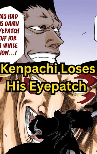Kenpachi Loses His Eyepatch #bleach #anime #kenpachi #shorts #subscribe #jjk #jujutsukaisen