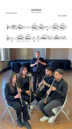 🎶 WALTER FARINA Alessia (excerpt) Corrado Giuffredi, clarinet