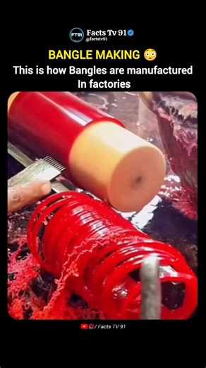 How Bangles Are Made in Factories 💍🔥