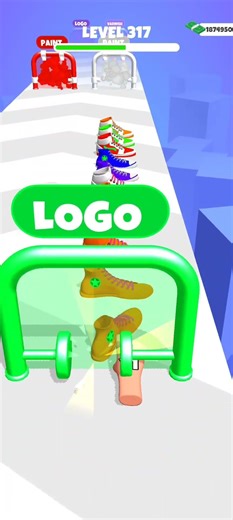 Shoes Runner 😁 All Levels Gameplay Android iOS Level-317 #shorts #funny #games