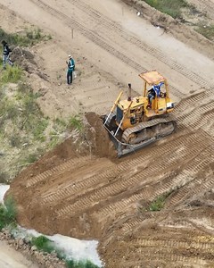 Nice Action!!! Extreme Bulldozer Shantui DH17C3, Filling Up The Land huge, Dump Truck Unloading | Bulldozer City