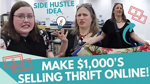 How to make money selling Goodwill, thrift store items on eBay, Craigslist, and Facebook Marketplace