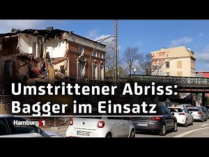 Sternbrücke: Die Abrissarbeiten rund um die Brücke laufen