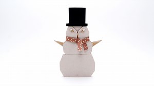 Origami Snowman - Jo Nakashima