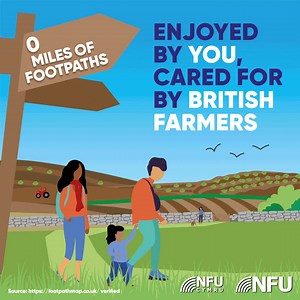 65 reactions · 3 comments | Farmers are the custodians of our land and carefully maintain 160,000 miles of footpaths for us all to enjoy  #BackBritishFarming ‍ | Back British Farming NFU | Facebook
