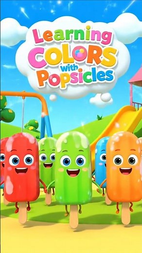 Learn Colors with Popsicles 🍭🎨 | Fun Color Song for Kids | Dr. Shizu’s Learning World #Shorts