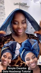 Learn this Simple & easy to achieve Gele head wrap styling for every lady. Men show this to your wives. #virals #trending #fyp #fbreelsfypシ゚viralシ | African Beautiful Fashion and Lifestyle