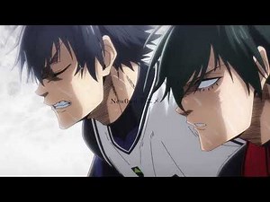 Isagi devours Rin 😈 Isagi back-heel Shot! | Blue Lock Episode 22